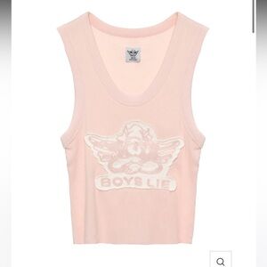 New with tags! Boys Lie baby pink tank top women’s XS